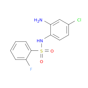 N-(2-amino-4-chlorophenyl)-2-fluorobenzene-1-sulfonamide