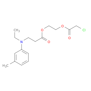 β-丙氨酸,N-乙基-N-(3-甲基苯基)-,2-[(氯乙酰基)氧基]乙酯