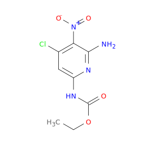 Carbamic acid,(6-amino-4-chloro-5-nitro-2-pyridinyl)-, ethyl ester (9CI)