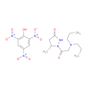 3-Pyrazolidinone, 1-(N,N-dipropylglycyl)-5-methyl-, monopicrate