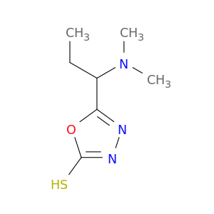 5-[1-(dimethylamino)propyl]-1,3,4-oxadiazole-2-thiol