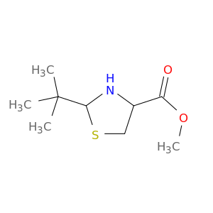 4-Thiazolidinecarboxylic acid, 2-(1,1-dimethylethyl)-, methyl ester