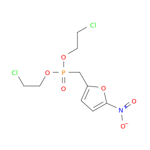 Phosphonic acid, [(5-nitro-2-furanyl)methyl]-, bis(2-chloroethyl) ester