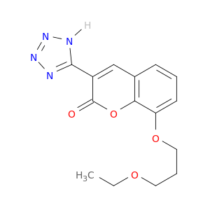 8-(3-ETHOXYPROPOXY)-3-(1H-TETRAZOL-5-YL)COUMARIN