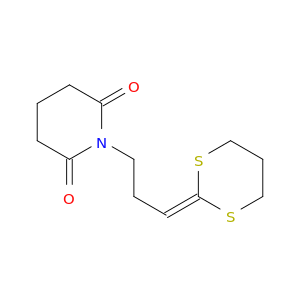 2,6-Piperidinedione, 1-[3-(1,3-dithian-2-ylidene)propyl]-