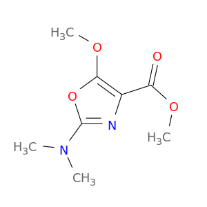 4-Oxazolecarboxylic acid, 2-(dimethylamino)-5-methoxy-, methyl ester