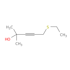 3-Pentyn-2-ol, 5-(ethylthio)-2-methyl-