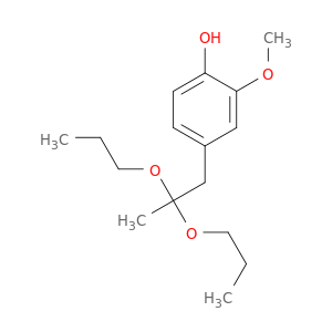 Phenol, 4-(2,2-dipropoxypropyl)-2-methoxy-