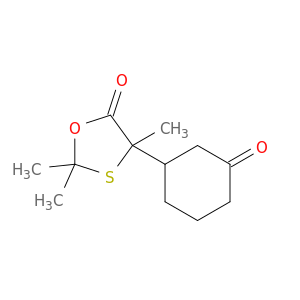 1,3-Oxathiolan-5-one, 2,2,4-trimethyl-4-(3-oxocyclohexyl)-