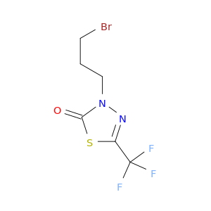 1,3,4-Thiadiazol-2(3H)-one, 3-(3-bromopropyl)-5-(trifluoromethyl)-