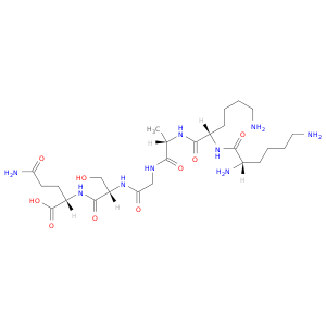L-Glutamine, L-lysyl-L-lysyl-L-alanylglycyl-L-seryl-