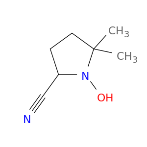 2-Pyrrolidinecarbonitrile, 1-hydroxy-5,5-dimethyl-