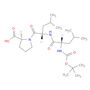 L-Proline, 1-[N-[N-[(1,1-dimethylethoxy)carbonyl]-L-leucyl]-L-leucyl]-