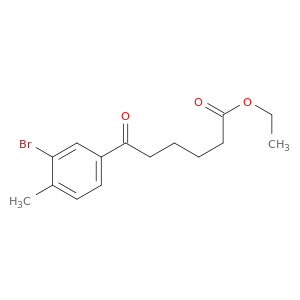 ETHYL 6-(3-BROMO-4-METHYLPHENYL)-6-OXOHEXANOATE