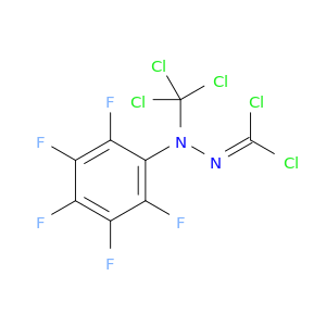 Carbonohydrazonic dichloride, (pentafluorophenyl)(trichloromethyl)-