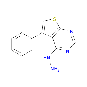 4-Hydrazinyl-5-phenylthieno[2,3-d]pyrimidine