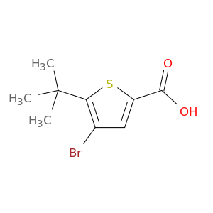 4-BROMO-5-(TERT-BUTYL)-2-THIOPHENECARBOXYLIC ACID