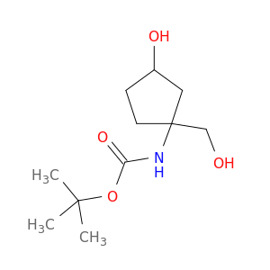 Carbamic acid,[3-hydroxy-1-(hydroxymethyl)cyclopentyl]-, 1,1-dimethylethyl ester (9CI)