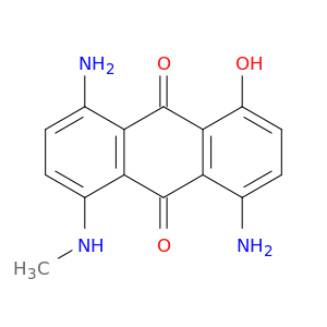 1,5-二氨基-4-羟基-8-(甲基氨基)-9,10-炭酮