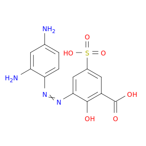 3-[2-(2,4-二氨基苯基)二亚苯基]-2-羟基-5-磺苯甲酸