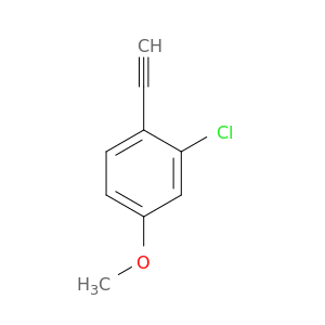 2-Chloro-1-ethynyl-4-methoxybenzene