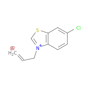 Benzothiazolium, 6-chloro-3-(2-propenyl)-, bromide