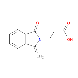 3-(1-methylidene-3-oxo-2,3-dihydro-1H-isoindol-2-yl)propanoic Acid