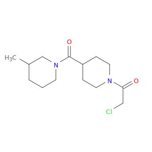 2-chloro-1-[4-(3-methylpiperidine-1-carbonyl)piperidin-1-yl]ethan-1-one
