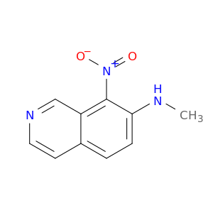 N-METHYL-8-NITRO-7-ISOQUINOLINAMINE