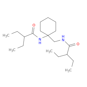 Butanamide, 2-ethyl-N-[[1-[(2-ethyl-1-oxobutyl)amino]cyclohexyl]methyl]-