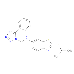 6-Benzothiazolamine,N-[(5-phenyl-1H-tetrazol-1-yl)methyl]-2-(2-propen-1-ylthio)-