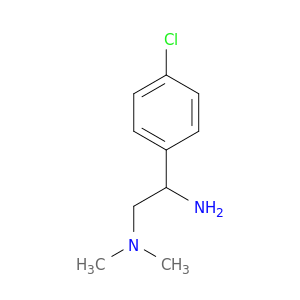 [2-amino-2-(4-chlorophenyl)ethyl]dimethylamine