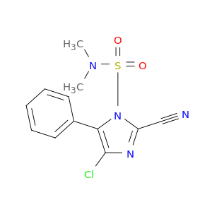 1H-Imidazole-1-sulfonamide, 4-chloro-2-cyano-N,N-dimethyl-5-phenyl-