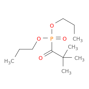 Phosphonic acid, (2,2-dimethyl-1-oxopropyl)-, dipropyl ester