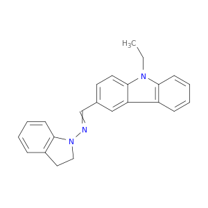 1H-Indol-1-amine, N-[(9-ethyl-9H-carbazol-3-yl)methylene]-2,3-dihydro-