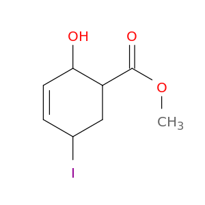 3-Cyclohexene-1-carboxylic acid, 2-hydroxy-5-iodo-, methyl ester