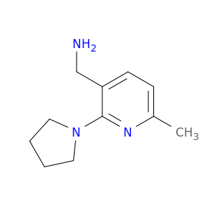 [6-Methyl-2-(pyrrolidin-1-yl)pyridin-3-yl]methanamine