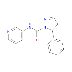 1H-Pyrazole-1-carboxamide,4,5-dihydro-5-phenyl-N-3-pyridinyl-