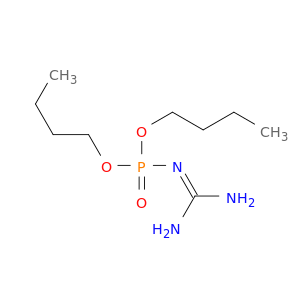 Phosphoramidic acid,(aminoiminomethyl)-, dibutyl ester (9CI)