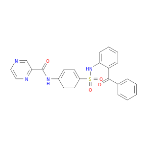 Pyrazinecarboxamide, N-[4-[[(2-benzoylphenyl)amino]sulfonyl]phenyl]-