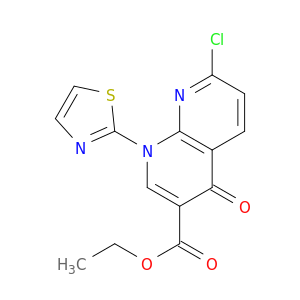 7-氯-4-氧代-1-(噻唑-2-基)-1,4-二氢-1,8-二氮杂萘-3-羧酸乙酯