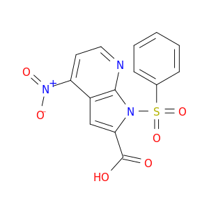 4-硝基-1-(苯磺酰基)-1H-吡咯并[2,3-B]吡啶-2-羧酸