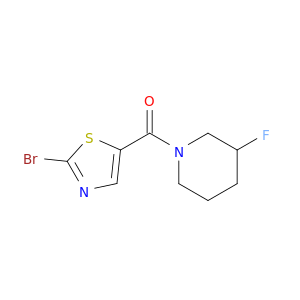 (2-Bromothiazol-5-yl)(3-fluoropiperidin-1-yl)methanone