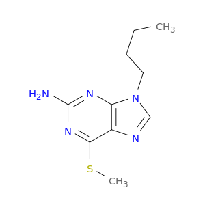 9H-Purin-2-amine,9-butyl-6-(methylthio)-