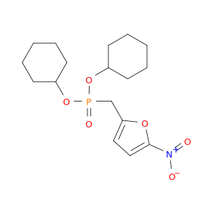 Phosphonic acid, [(5-nitro-2-furanyl)methyl]-, dicyclohexyl ester