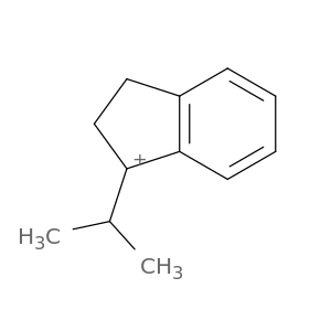 1H-Inden-1-ylium, 2,3-dihydro-1-(1-methylethyl)-