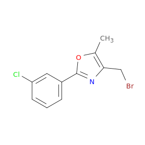 Oxazole, 4-(bromomethyl)-2-(3-chlorophenyl)-5-methyl-