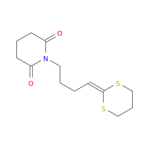 2,6-Piperidinedione, 1-[4-(1,3-dithian-2-ylidene)butyl]-