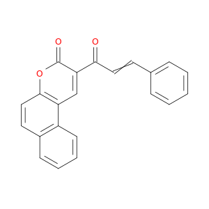 3H-Naphtho[2,1-b]pyran-3-one, 2-(1-oxo-3-phenyl-2-propenyl)-