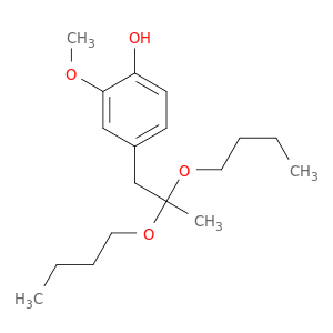 Phenol, 4-(2,2-dibutoxypropyl)-2-methoxy-